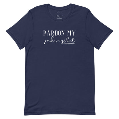 Filipino Shirt Pardon My Pakingshet Funny Merch in color variant Navy