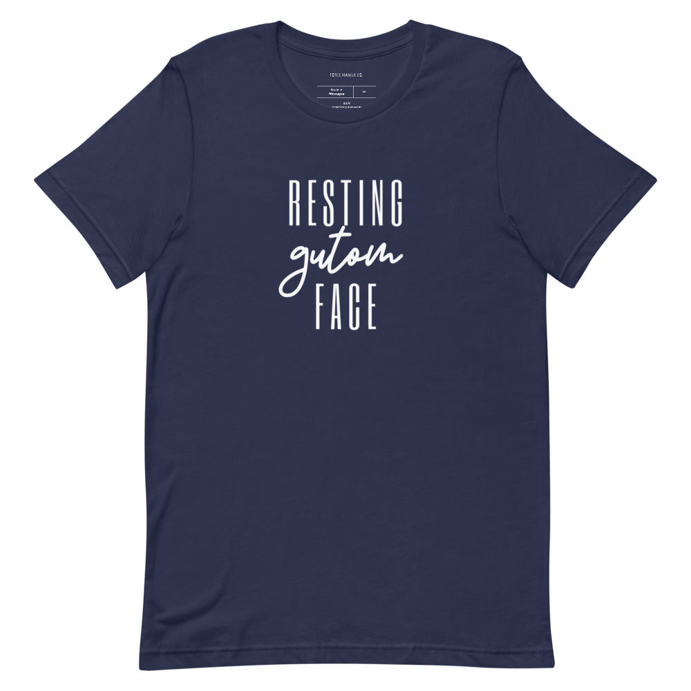 Filipino Shirt Resting Gutom Face Funny Merch in color variant Navy