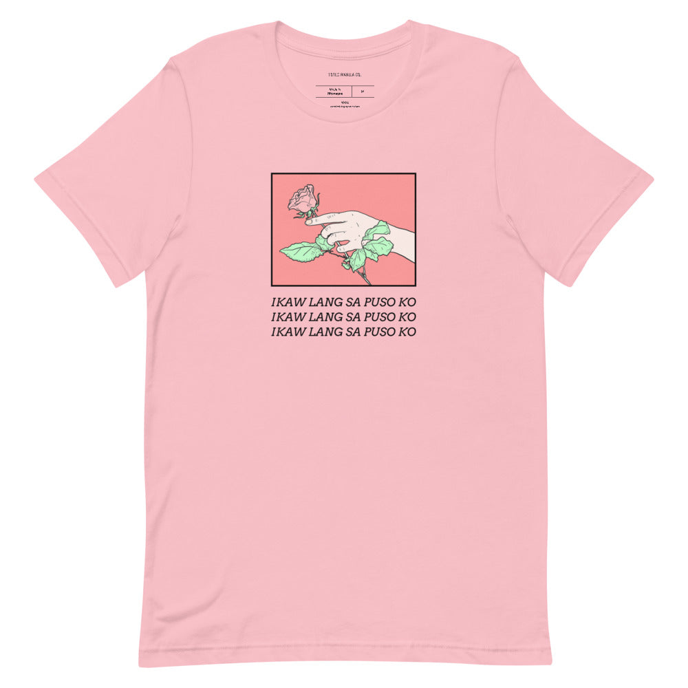 Filipino Shirt Ikaw Lang Sa Puso Ko Only You Merch in color variant Pink