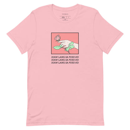 Filipino Shirt Ikaw Lang Sa Puso Ko Only You Merch in color variant Pink