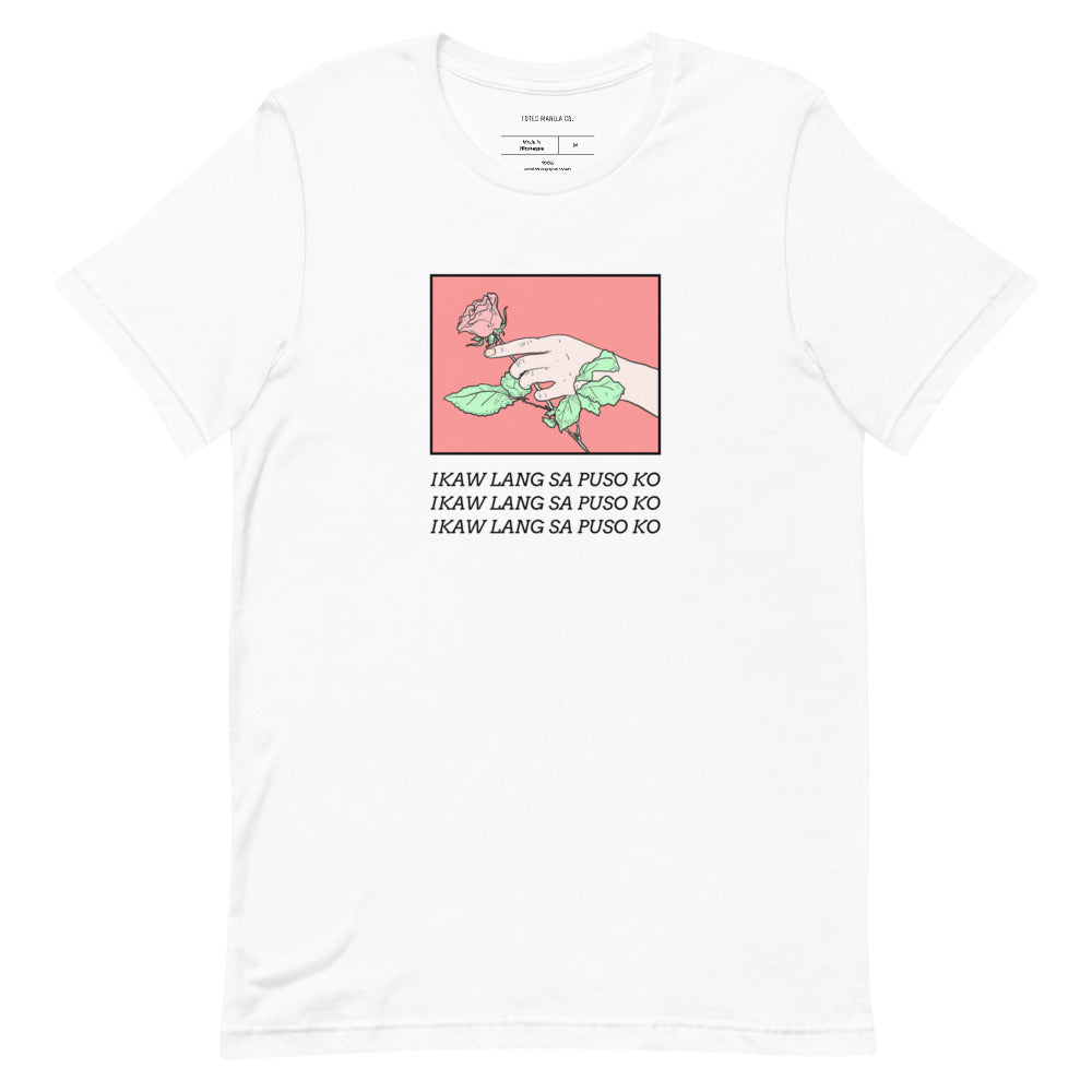 Filipino Shirt Ikaw Lang Sa Puso Ko Only You Merch in color variant White