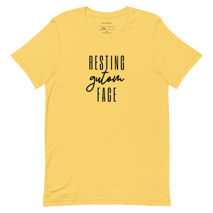 Filipino Shirt Resting Gutom Face Funny Merch in color variant Yellow