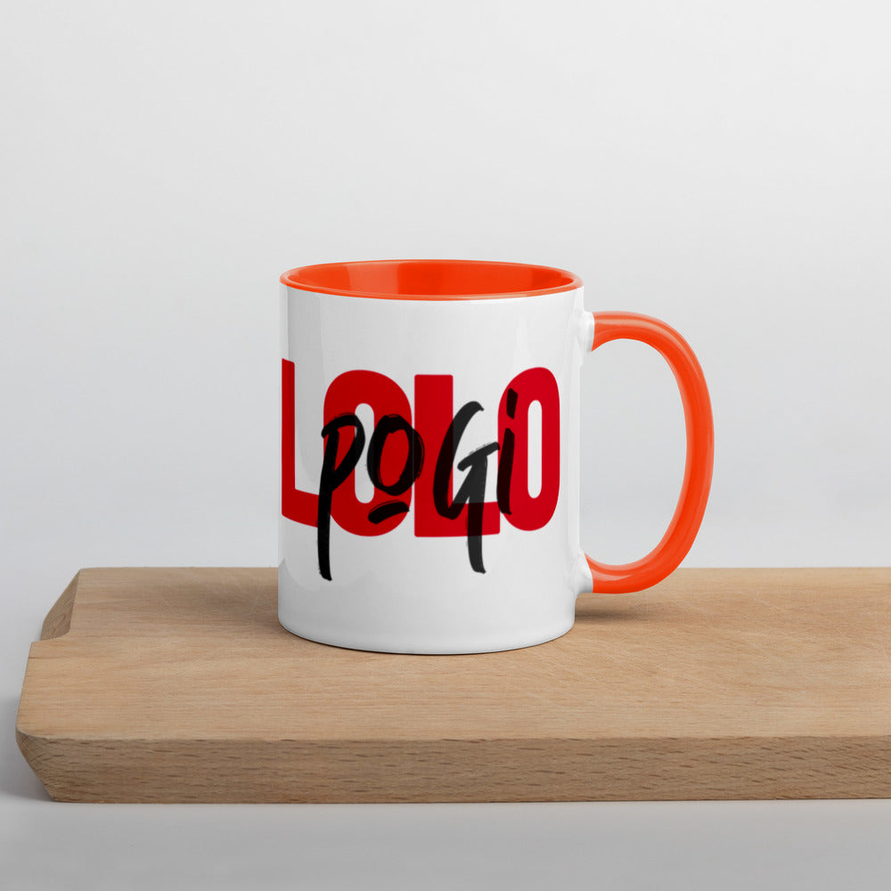 Lolo Pogi Pinoy Print Mug Orange