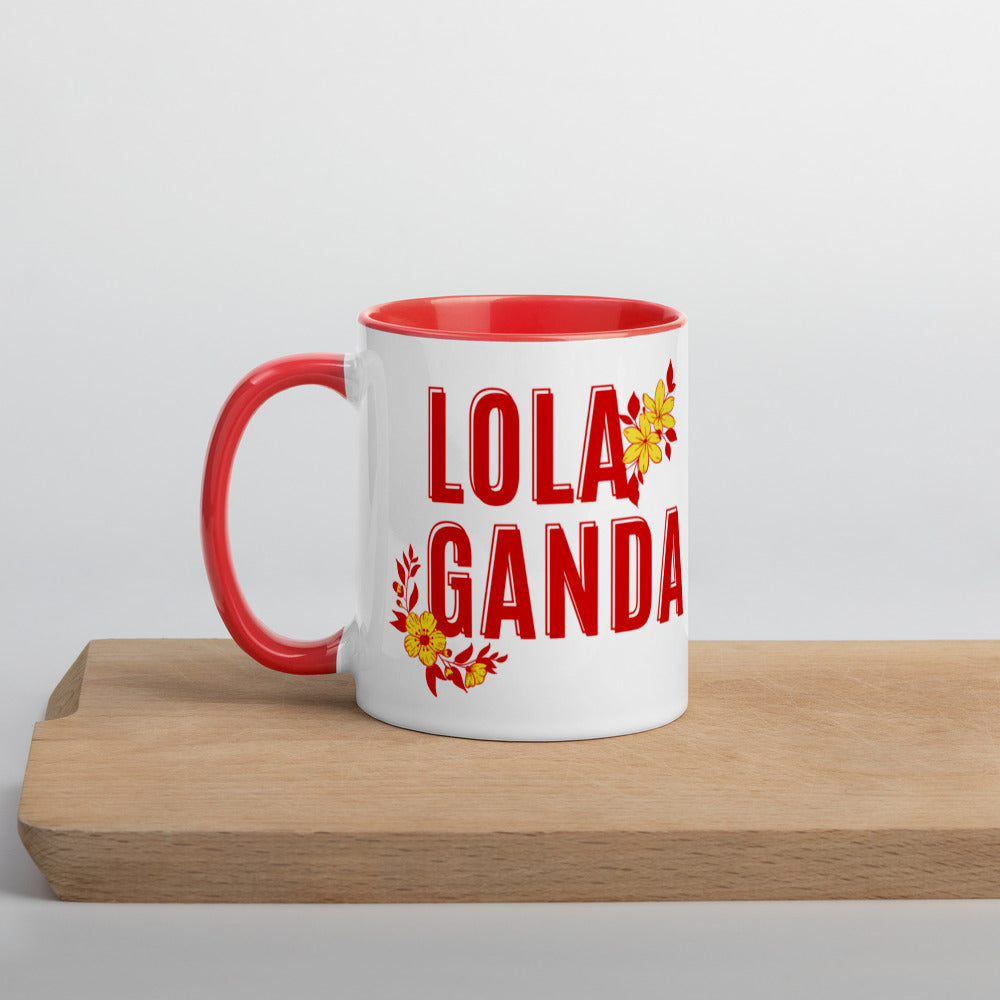 Lola Ganda Pinoy Print Mug Red 3