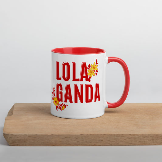 Lola Ganda Pinoy Print Mug Red