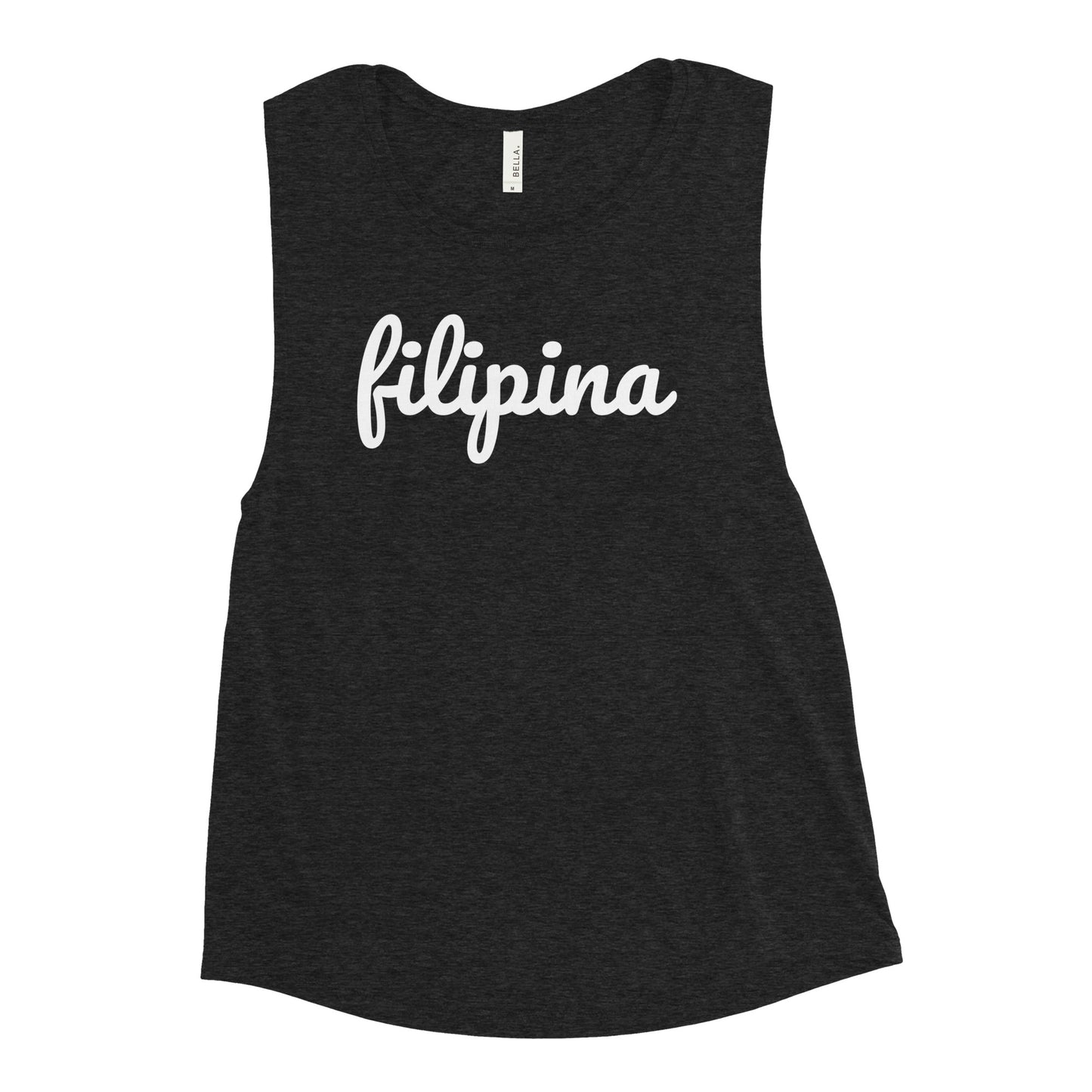 Filipina Ladies’ Muscle Tank Black