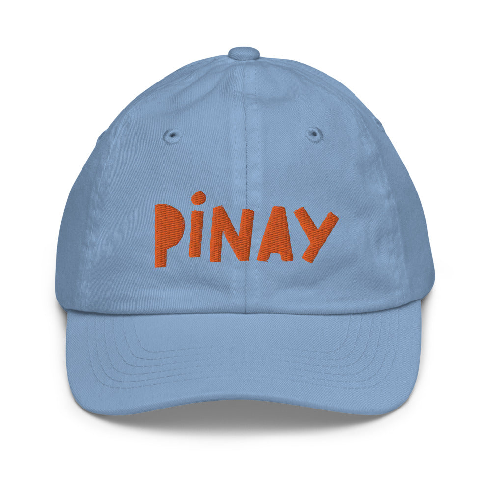 Filipino Youth Cap Pinay Statement Embroidered Merch in color variant Baby Blue