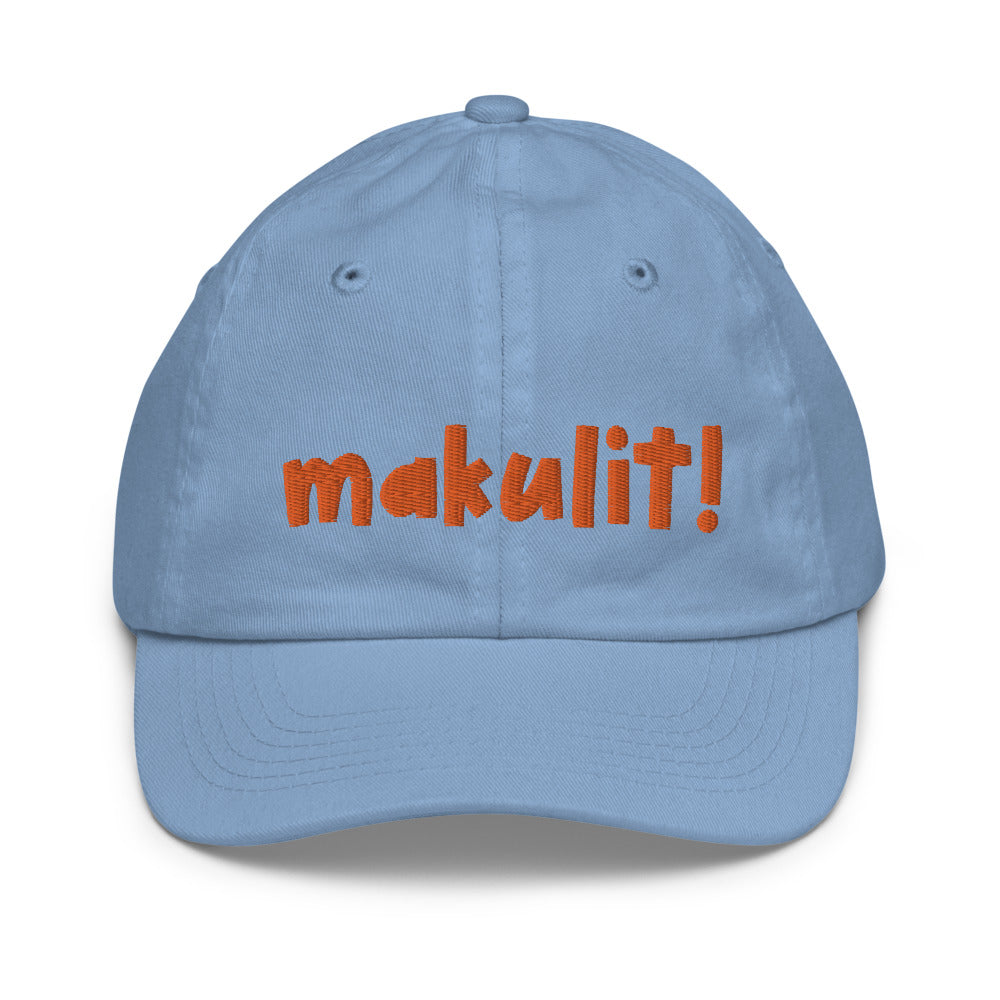 Filipino Youth Cap Makulit Statement Embroidered Merch in color variant Light Blue