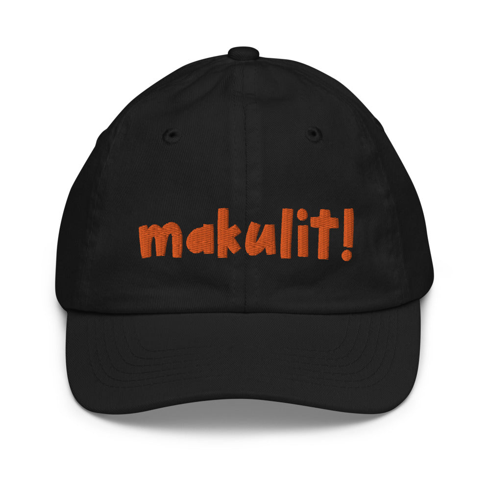 Filipino Youth Cap Makulit Statement Embroidered Merch in color variant Black