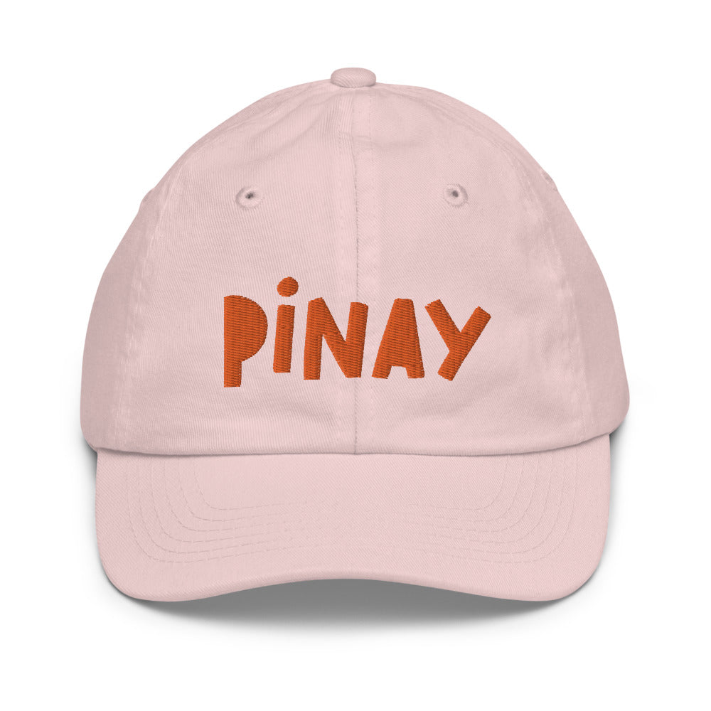 Filipino Youth Cap Pinay Statement Embroidered Merch in color variant Light Pink