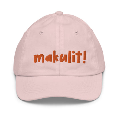 Filipino Youth Cap Makulit Statement Embroidered Merch in color variant Pink