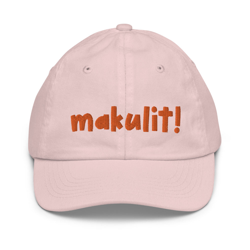 Filipino Youth Cap Makulit Statement Embroidered Merch in color variant Pink
