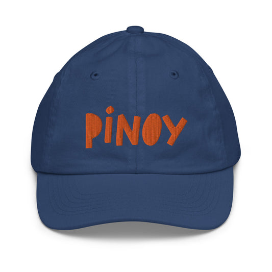 Filipino Youth Cap Pinoy Statement Embroidered Merch in color variant Royal