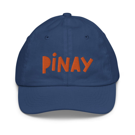 Filipino Youth Cap Pinay Statement Embroidered Merch in color variant Royal