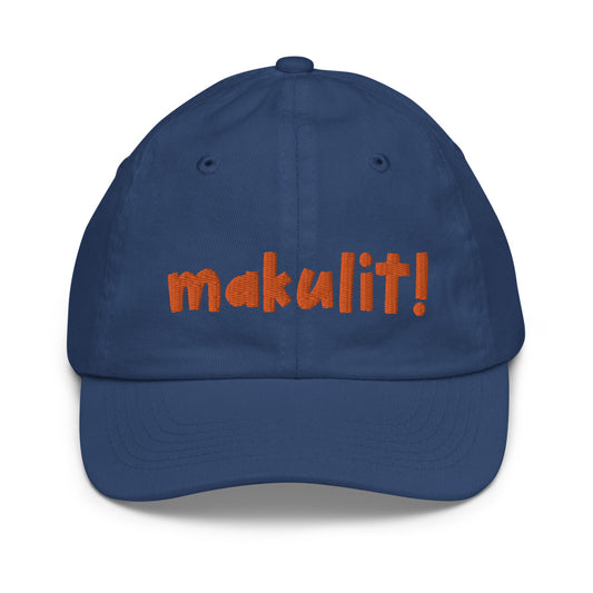 Filipino Youth Cap Makulit Statement Embroidered Merch in color variant Royal