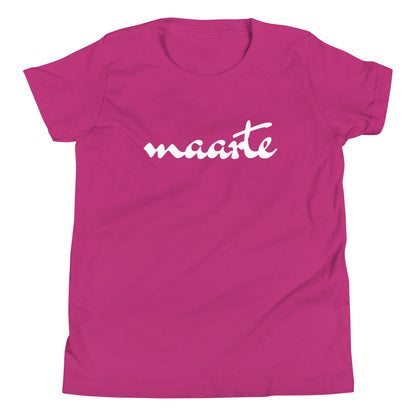 Filipino Kids/Youth Shirt Maarte Statement Merch in color variant Berry