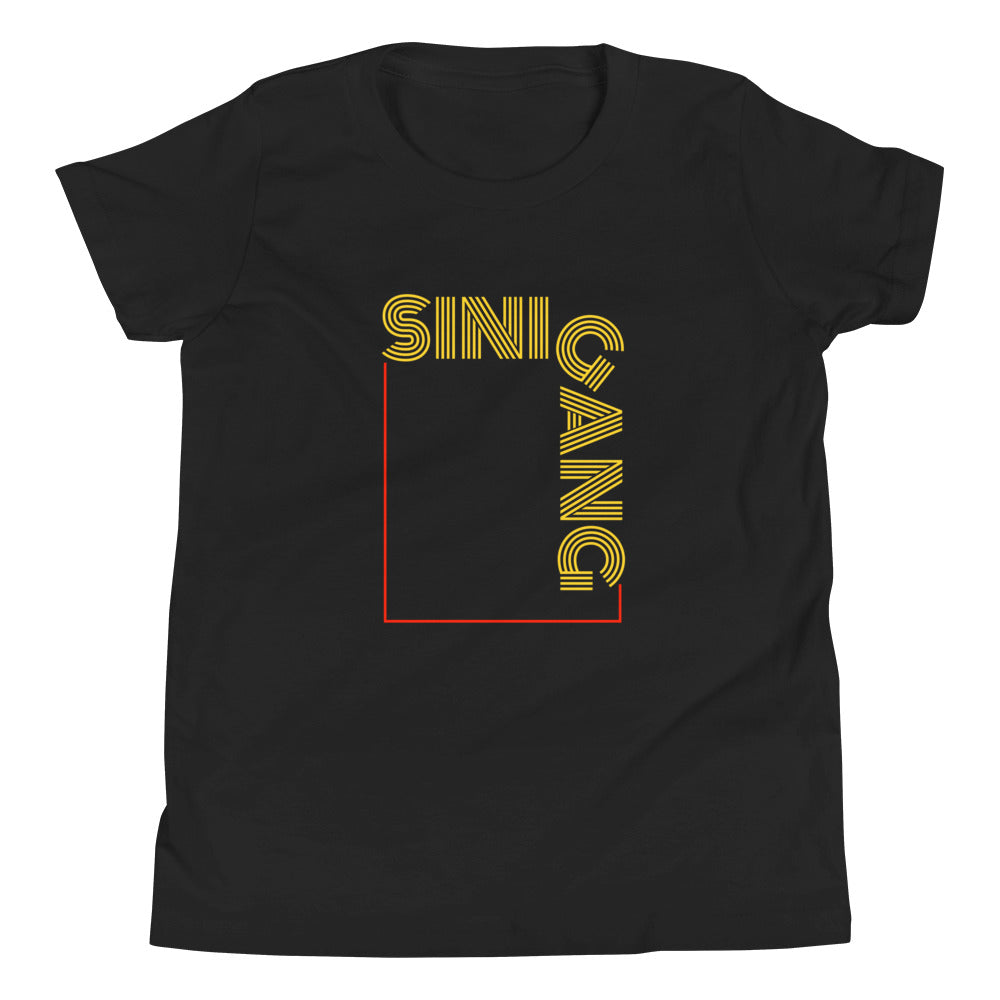 Filipino Kids/Youth Shirt Sinigang Pinoy Food Merch in color variant Black