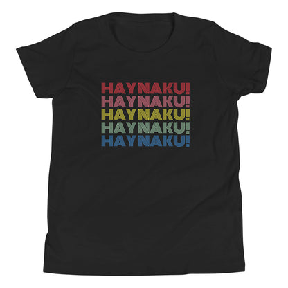 Filipino Kids/Youth Shirt Hay Naku! Funny Tagalog Merch in color variant Black