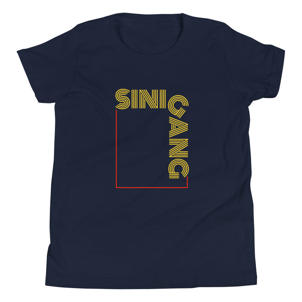 Filipino Kids/Youth Shirt Sinigang Pinoy Food Merch in color variant Navy